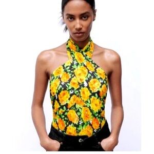 *NWT* Zara Floral Bodysuit